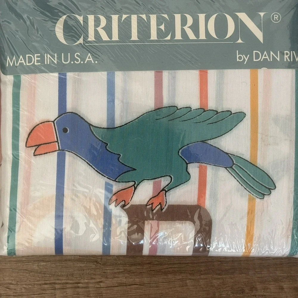 VINTAGE Criterion By Dan River 3 pc Twin Sheet Set 